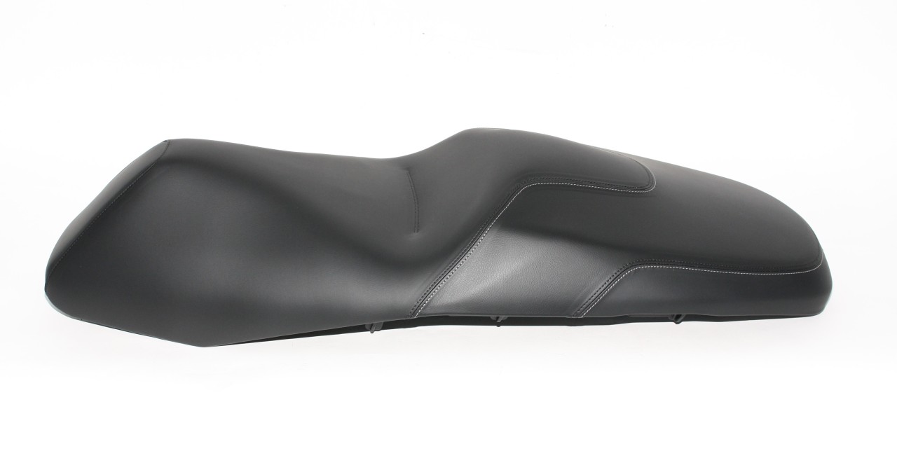 Heated seat bench black for MP3 400 / 530