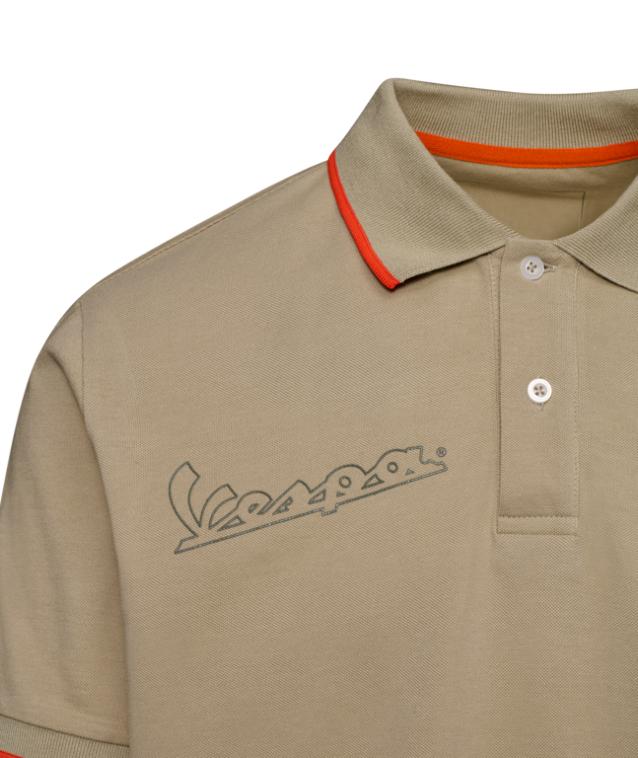 Vespa Polo Shirt Nomad Beige DEC Collection