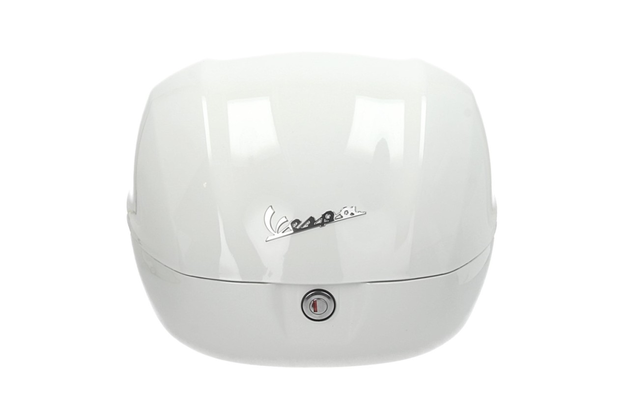 Vespa Top Case 32L, Gloss White B04, without backrest