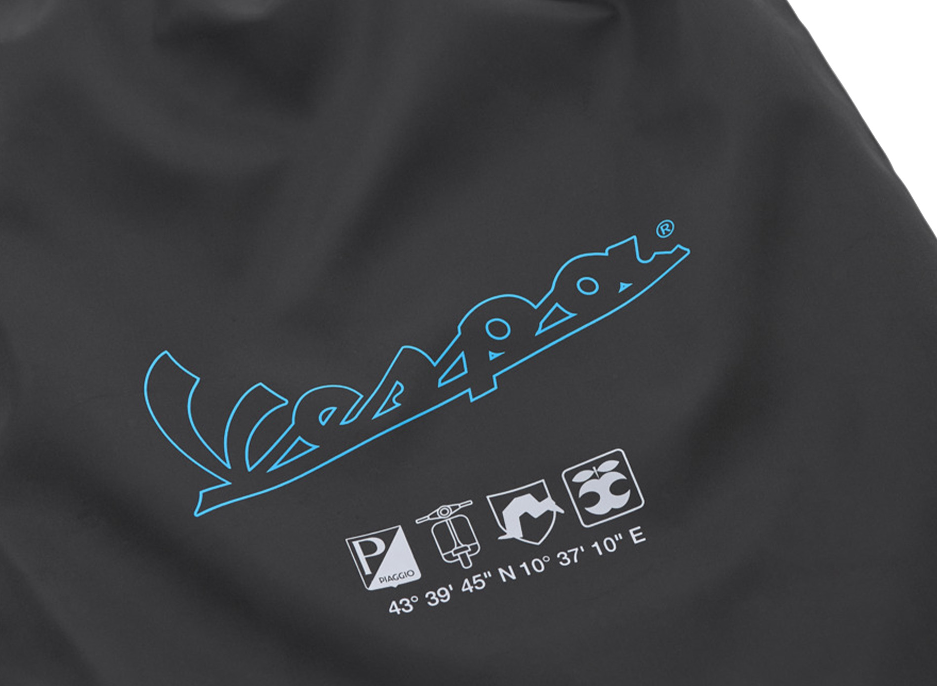 Vespa gym bag/backpack black blue DEC collection