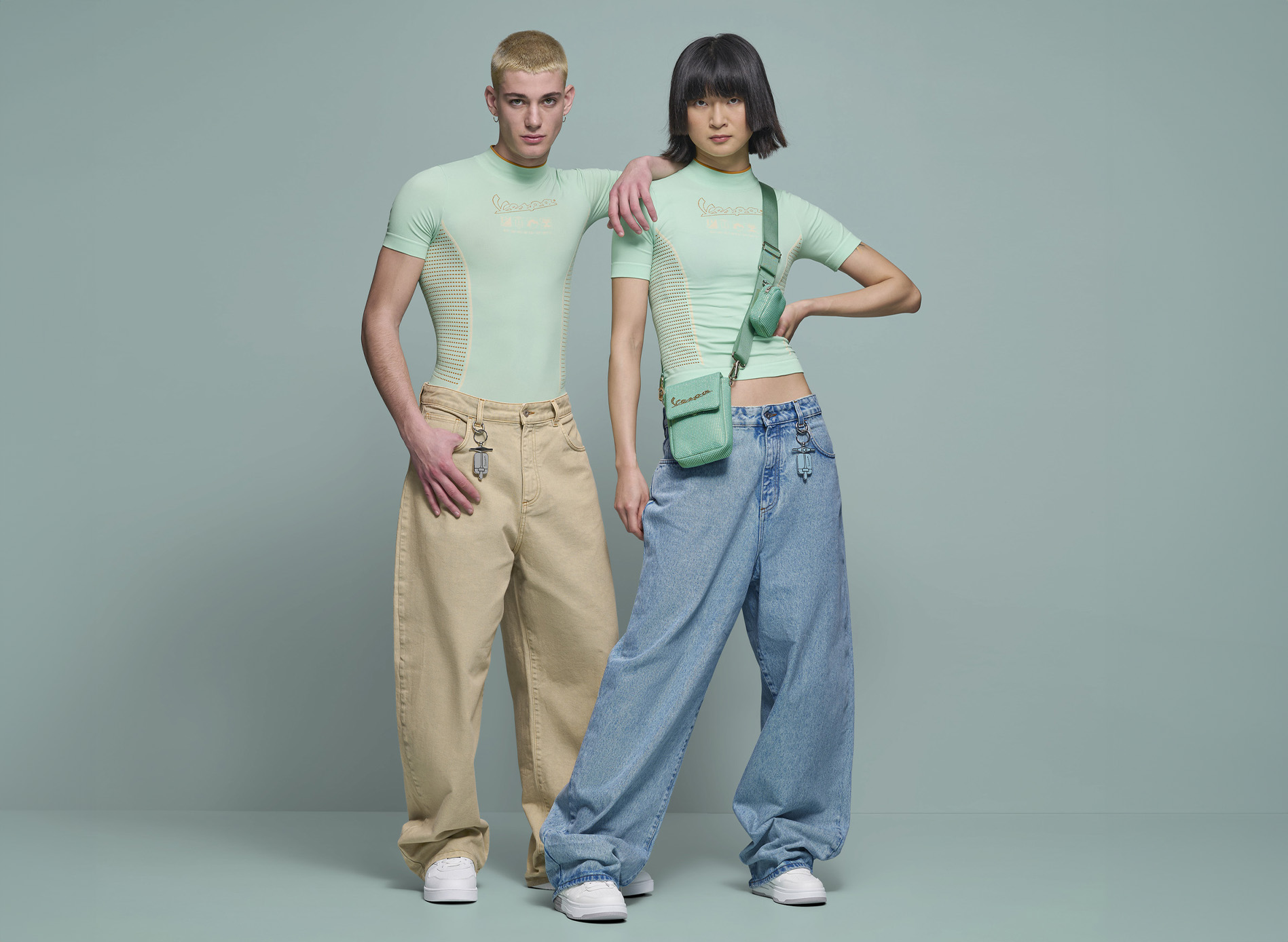 Vespa shoulder bag Origin green