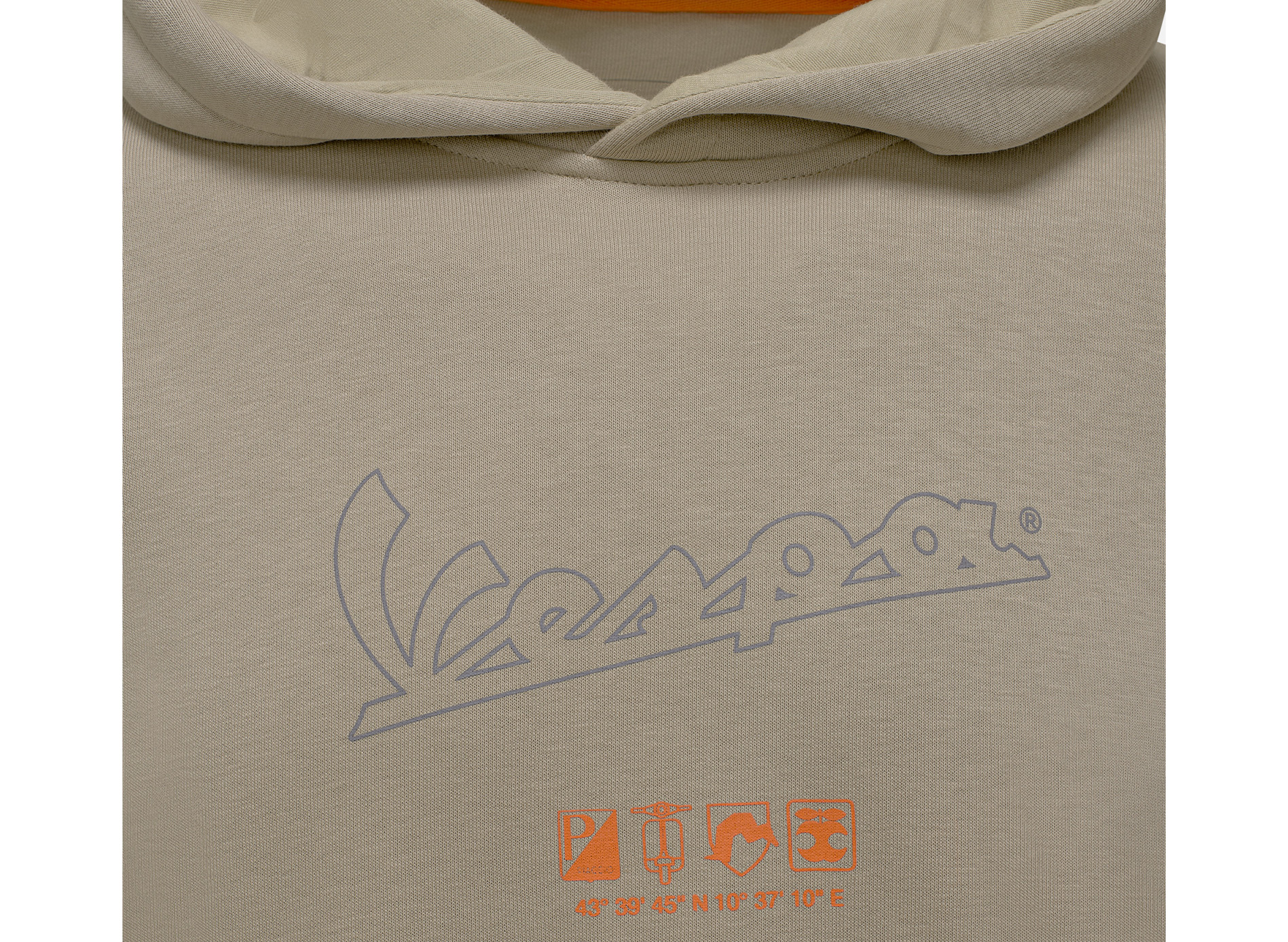 Vespa Hoodie Nomad beige DEC collection