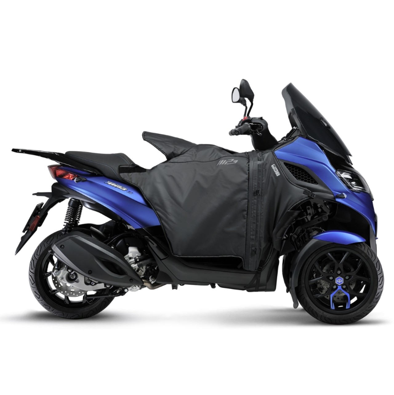 Leg protection cover Comfort+ black for Piaggio MP3 310