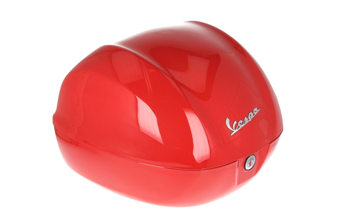 Vespa Top Case 32L, Glossy Red 894, without backrest