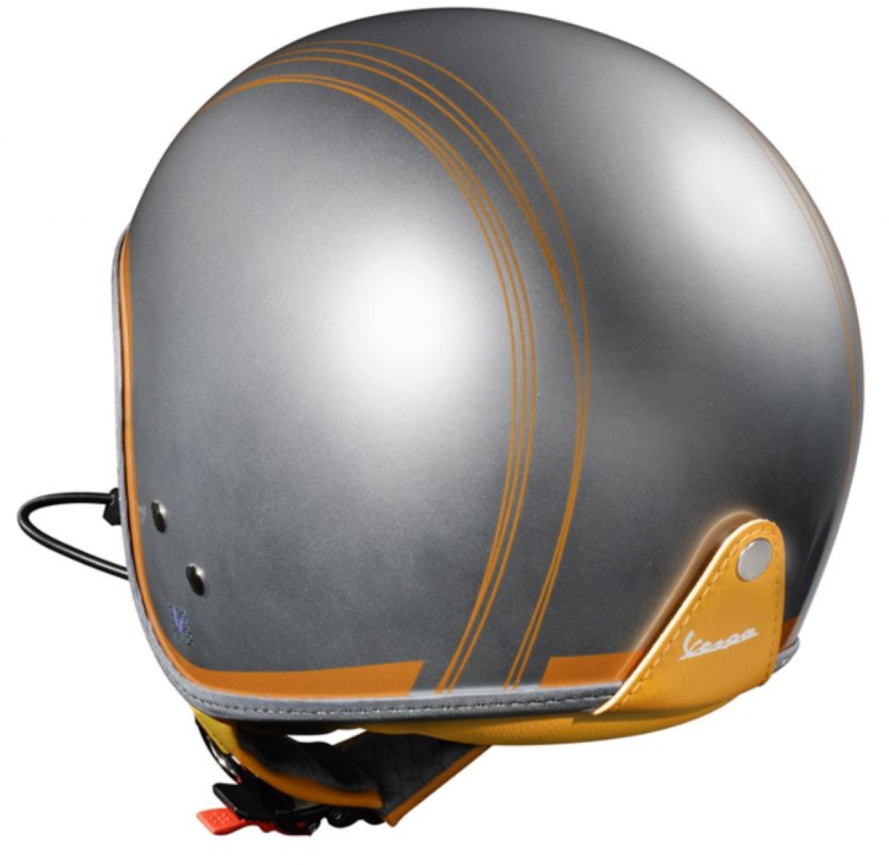 Vespa jet helmet Elettrica Tech blu (Bluetooth) silver orange