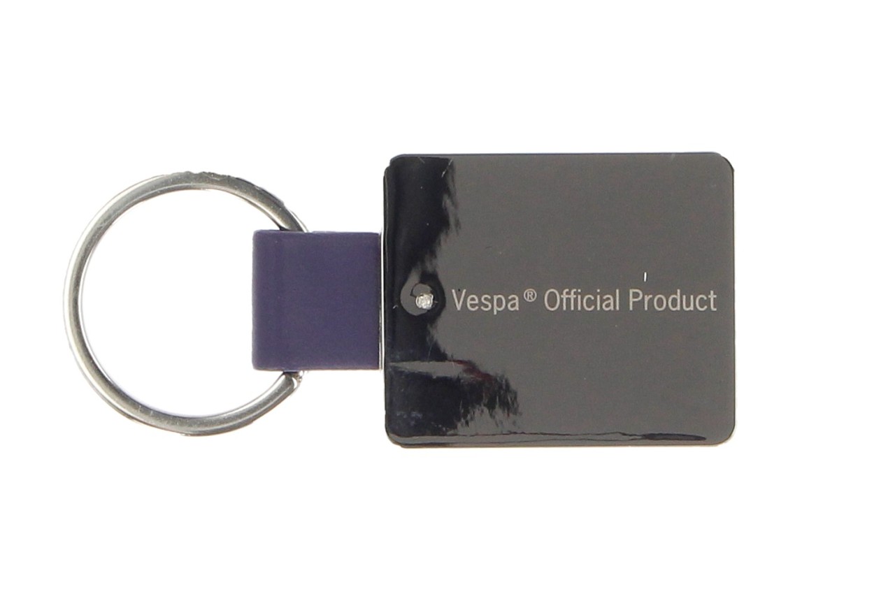 Vespa keychain, Vespa Servizio blue