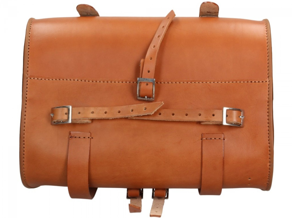 Original Vespa leather bag - Brown