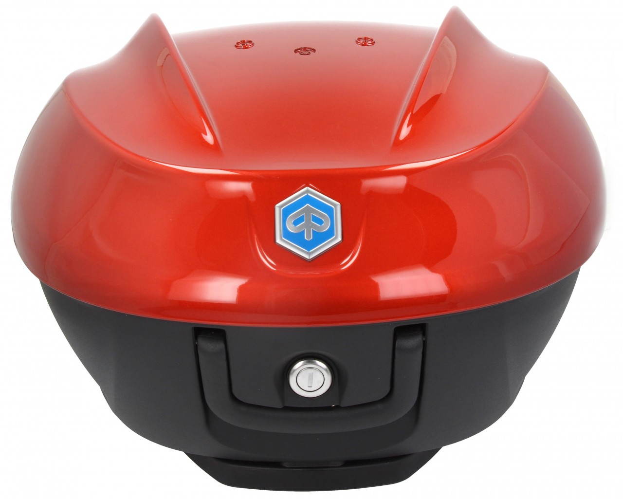 Top Case Kit 36 l. orange metallic A12 Original Piaggio for Beverly HPE (incl. retaining plate)
