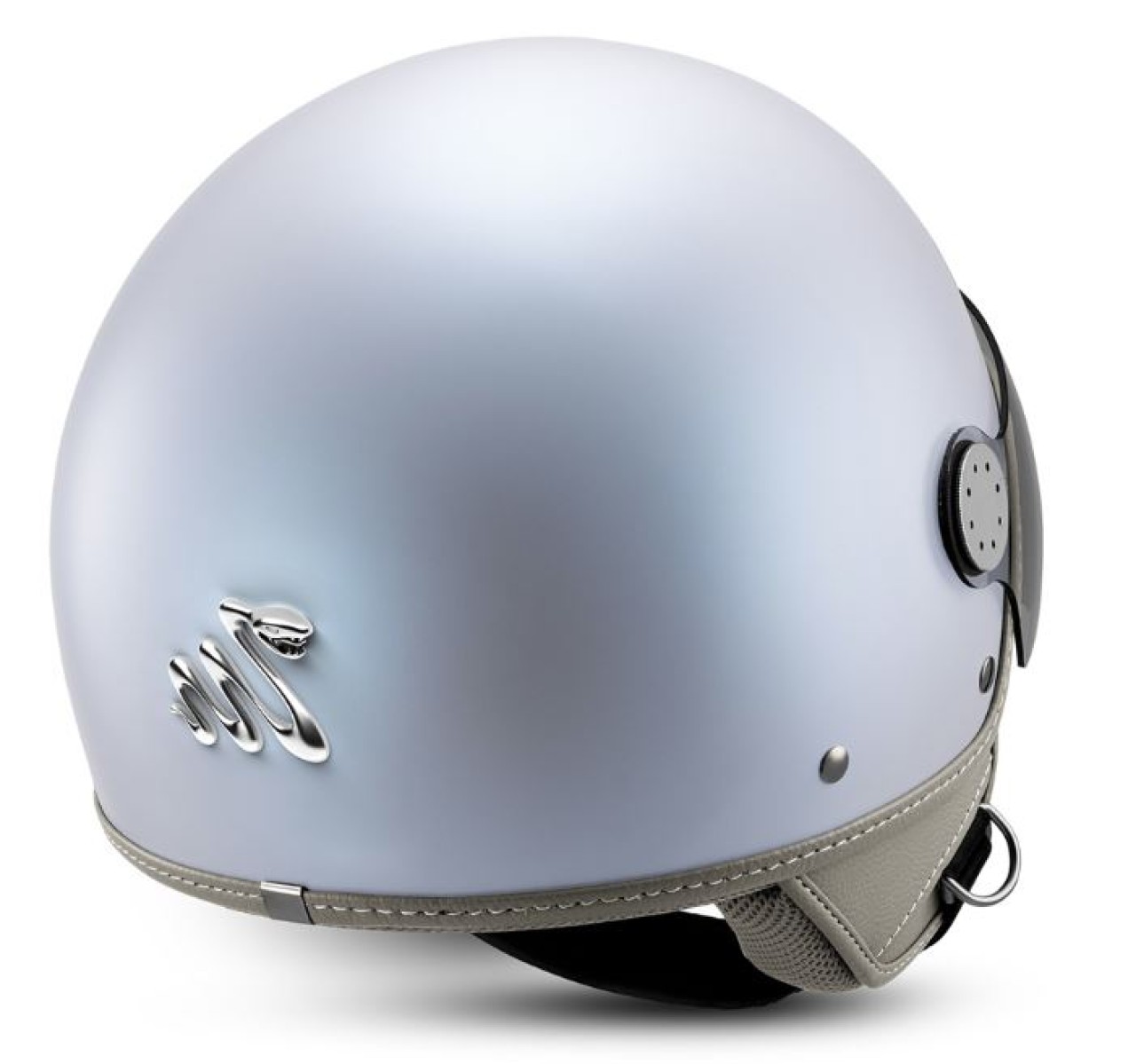 Vespa jet helmet 12° Anniversary Snake, silver