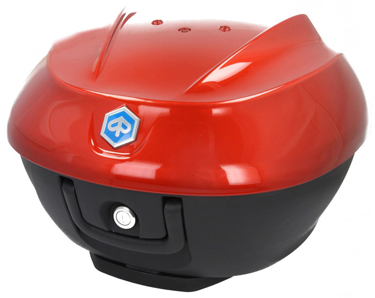 Top Case Kit 36 l. orange metallic A12 Original Piaggio for Beverly HPE (incl. retaining plate)