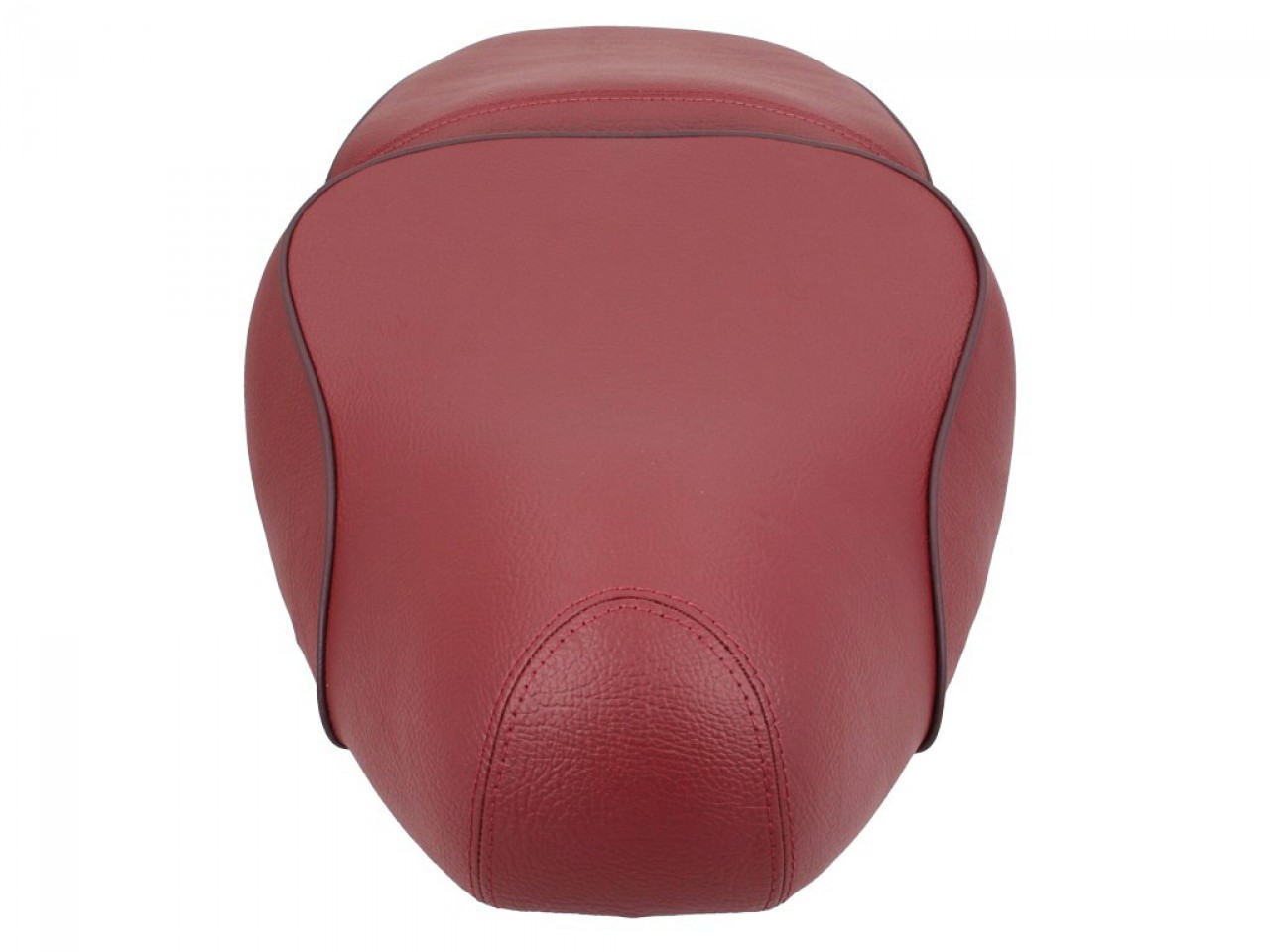Vespa 2-seater genuine leather seat red for LX 50-150cc Touring, ET2/ET4 /LX/LXV/S 50-150cc-