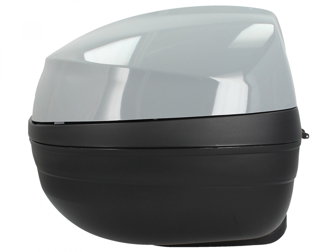 Top Case Kit (incl. retaining plate), 37 l, gray for Piaggio MP3 125 / 300 / Sport HPE