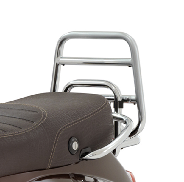 Original folding carrier chrome for topcase Vespa LX / LXV