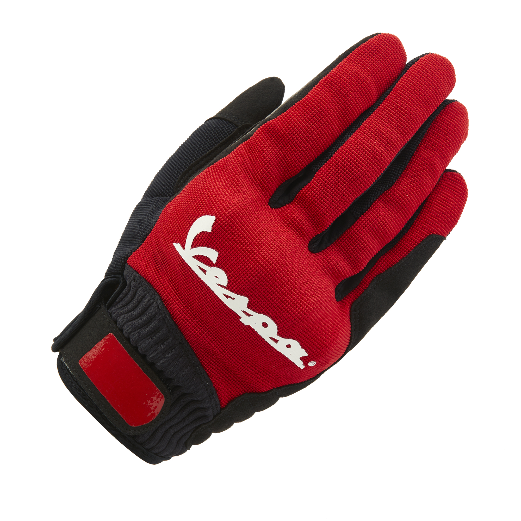 Vespa Gloves Color textile red