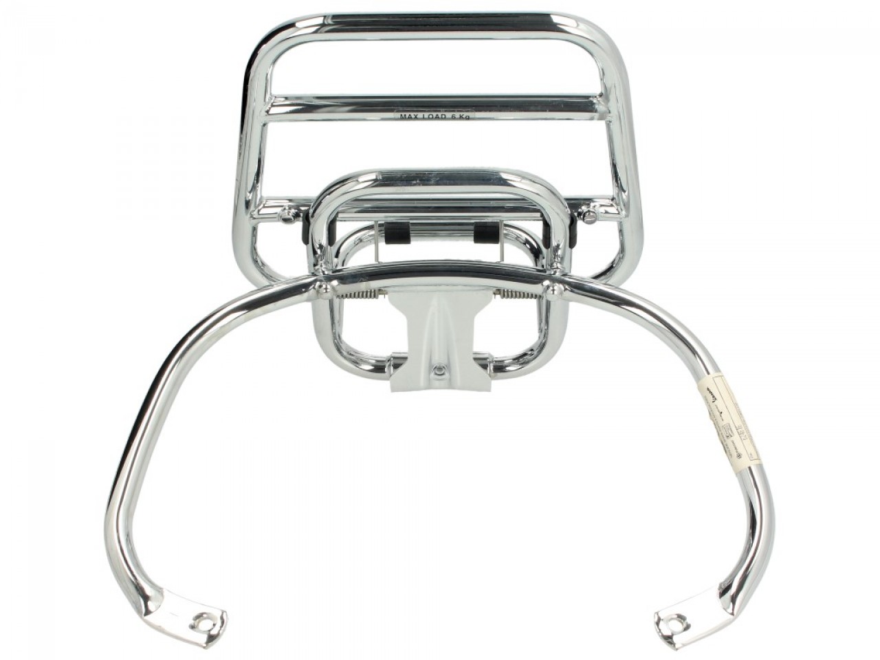 Original folding carrier chrome for topcase Vespa LX / LXV