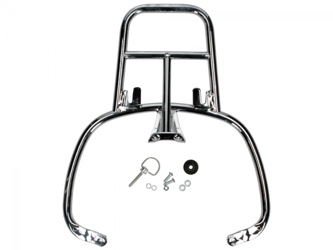 Chrome Rear Luggage Rack for Vespa Primavera / Sprint / Elettrica