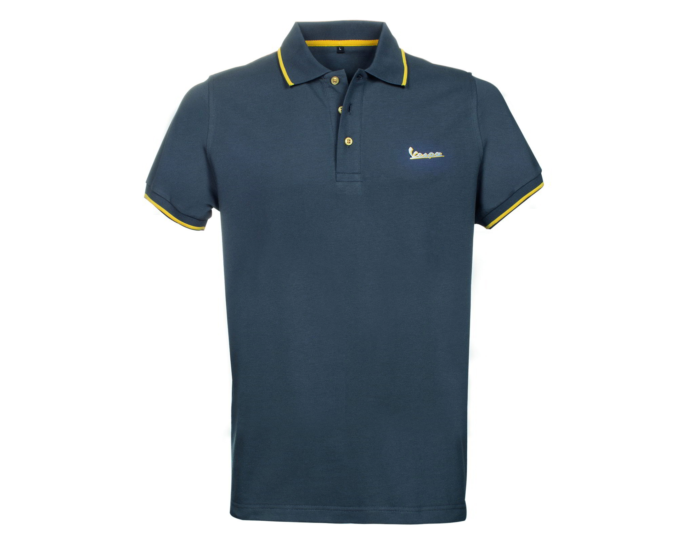 Vespa Polo Shirt Graphic men gray