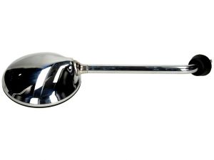 Mirror, left, chrome, with left-hand thread