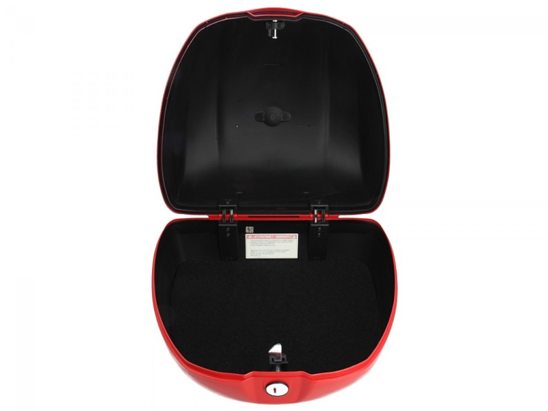 Original topcase 32 l. for Vespa Primavera red dragon matt 896/A