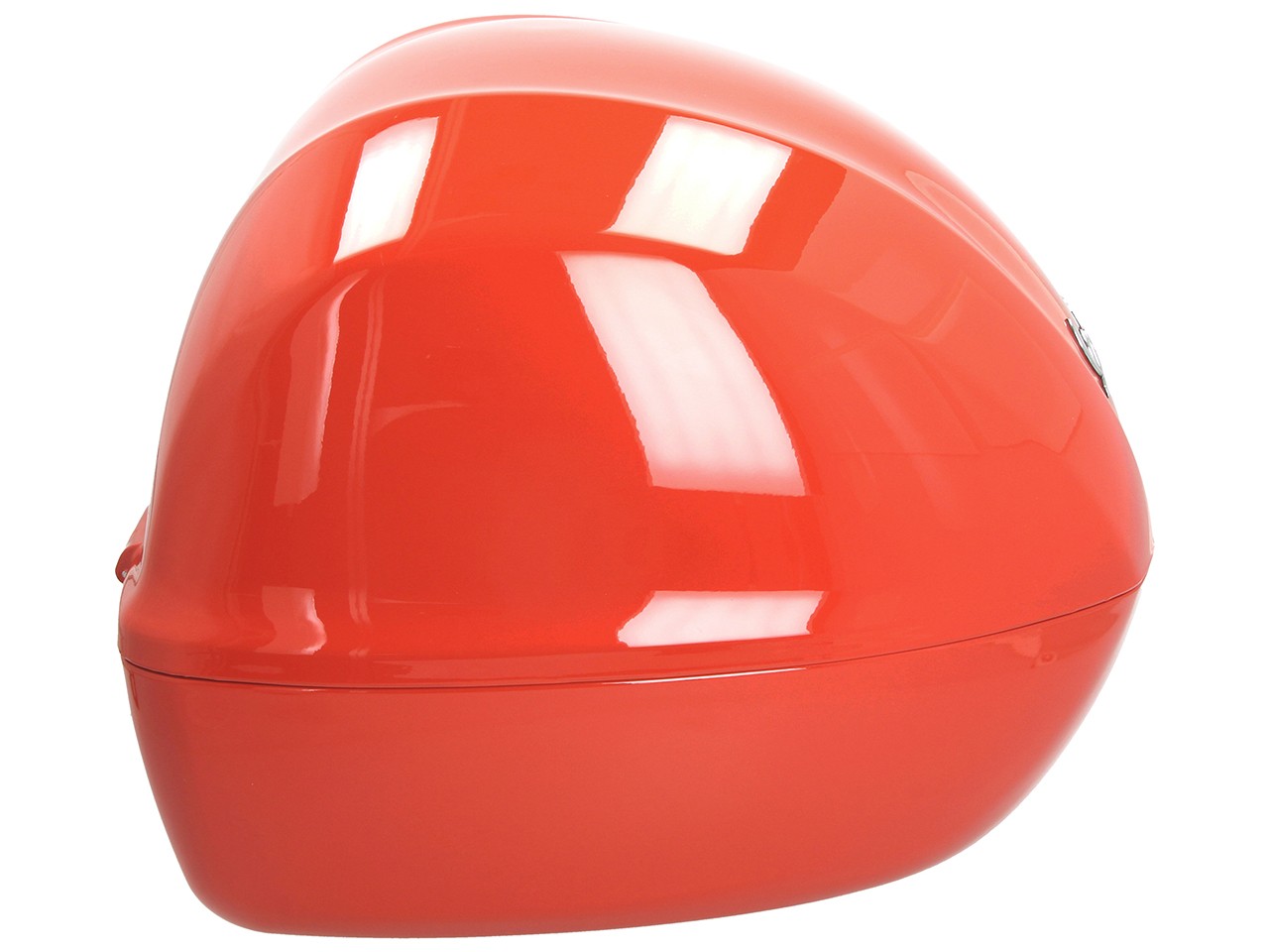Vespa 32L Top Case, Glossy Orange A11, Without Backrest