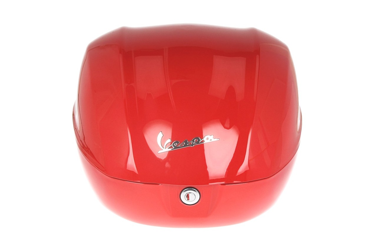 Vespa Top Case 32L, Glossy Red 894, without backrest