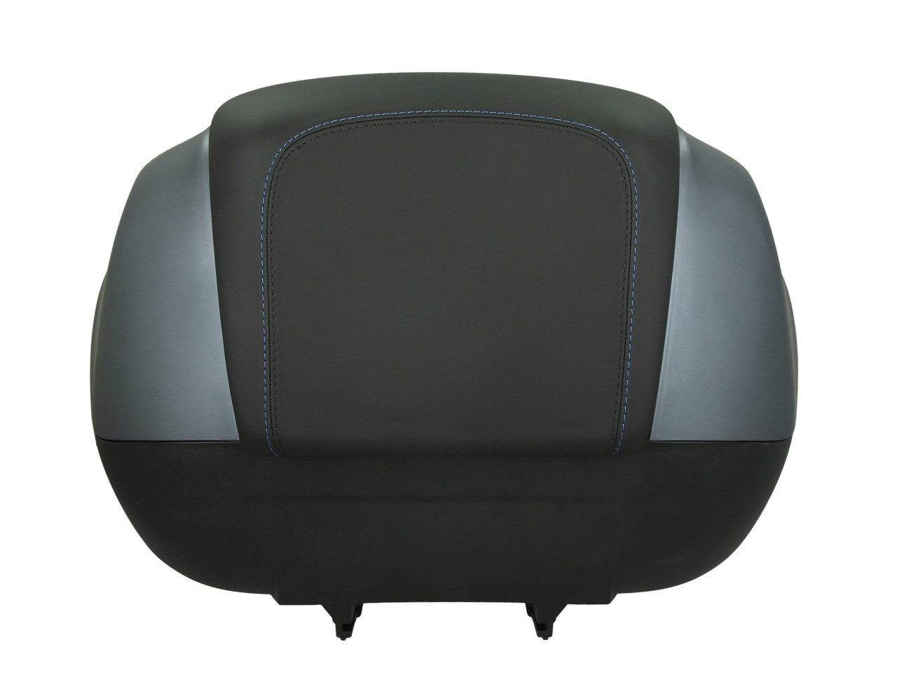 37L Top Case with Backrest for Piaggio MP3 HPE Maxi 400 Sport / Maxi 530 Exclusive - grigio titani