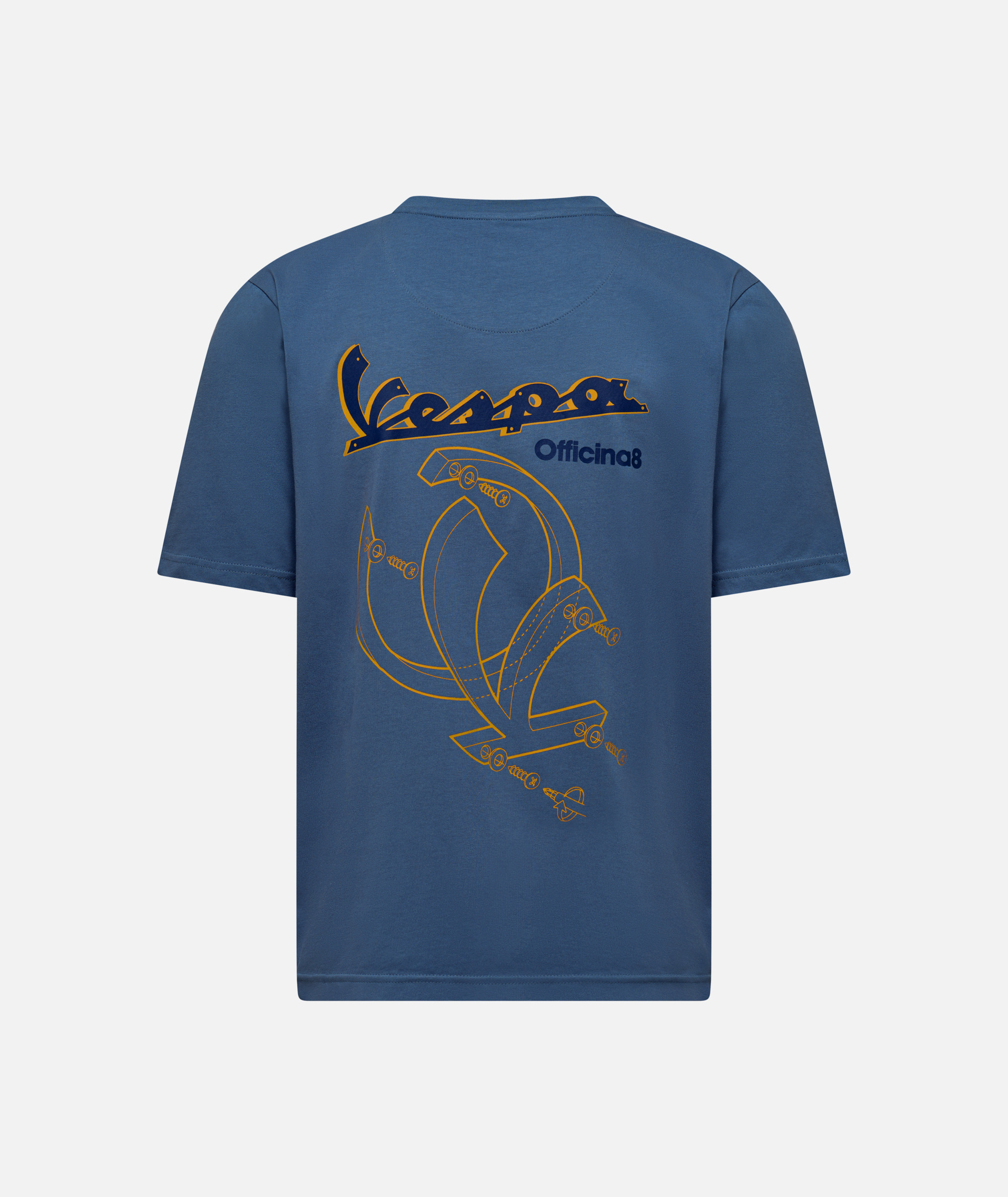 Vespa T-shirt Officina 8 blue