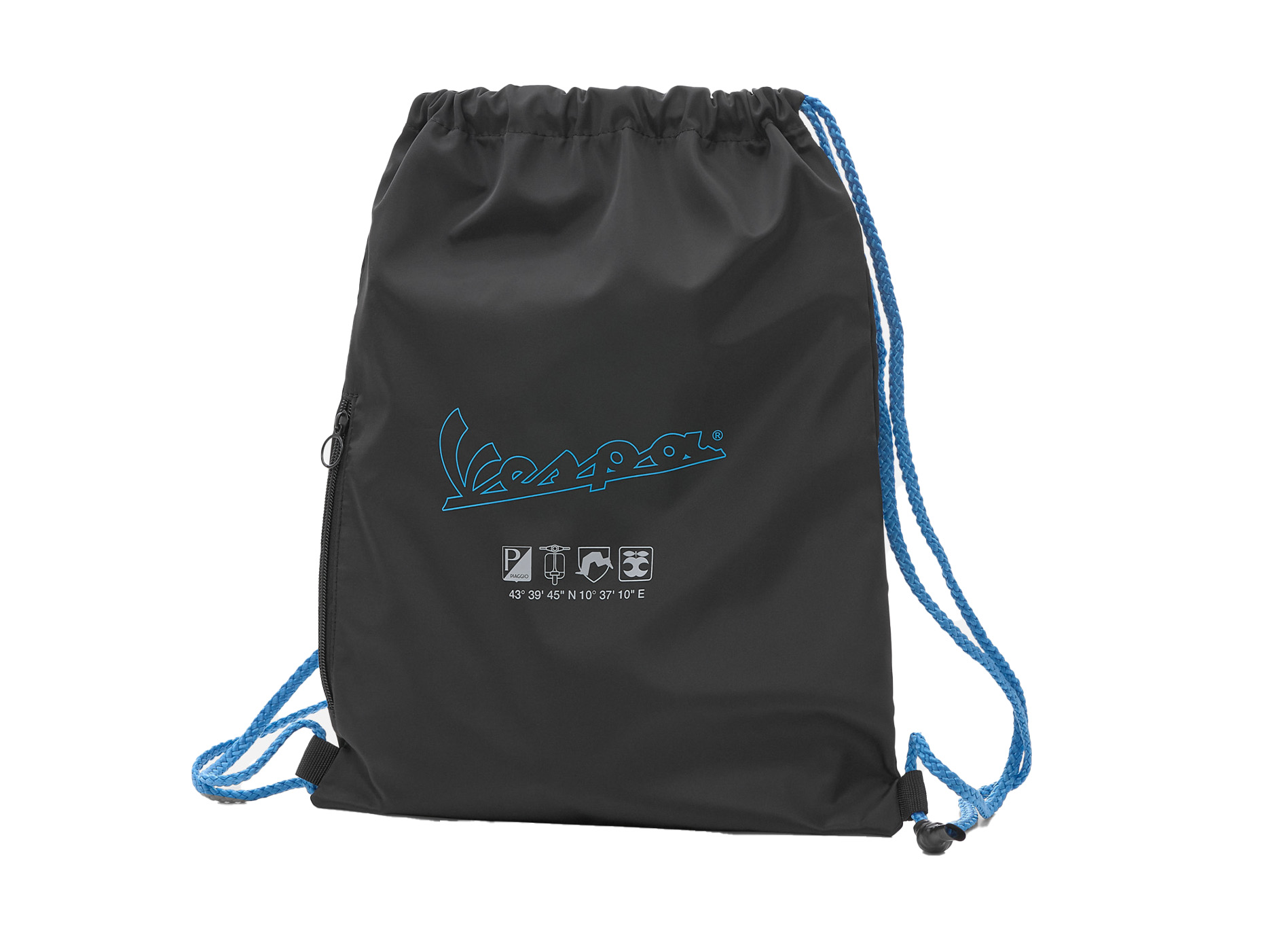 Vespa gym bag/backpack black blue DEC collection