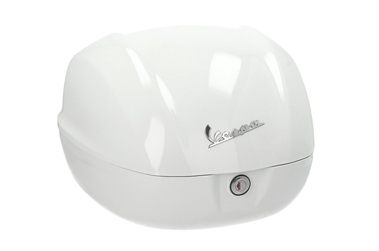 Vespa Top Case 32L, Gloss White B04, without backrest
