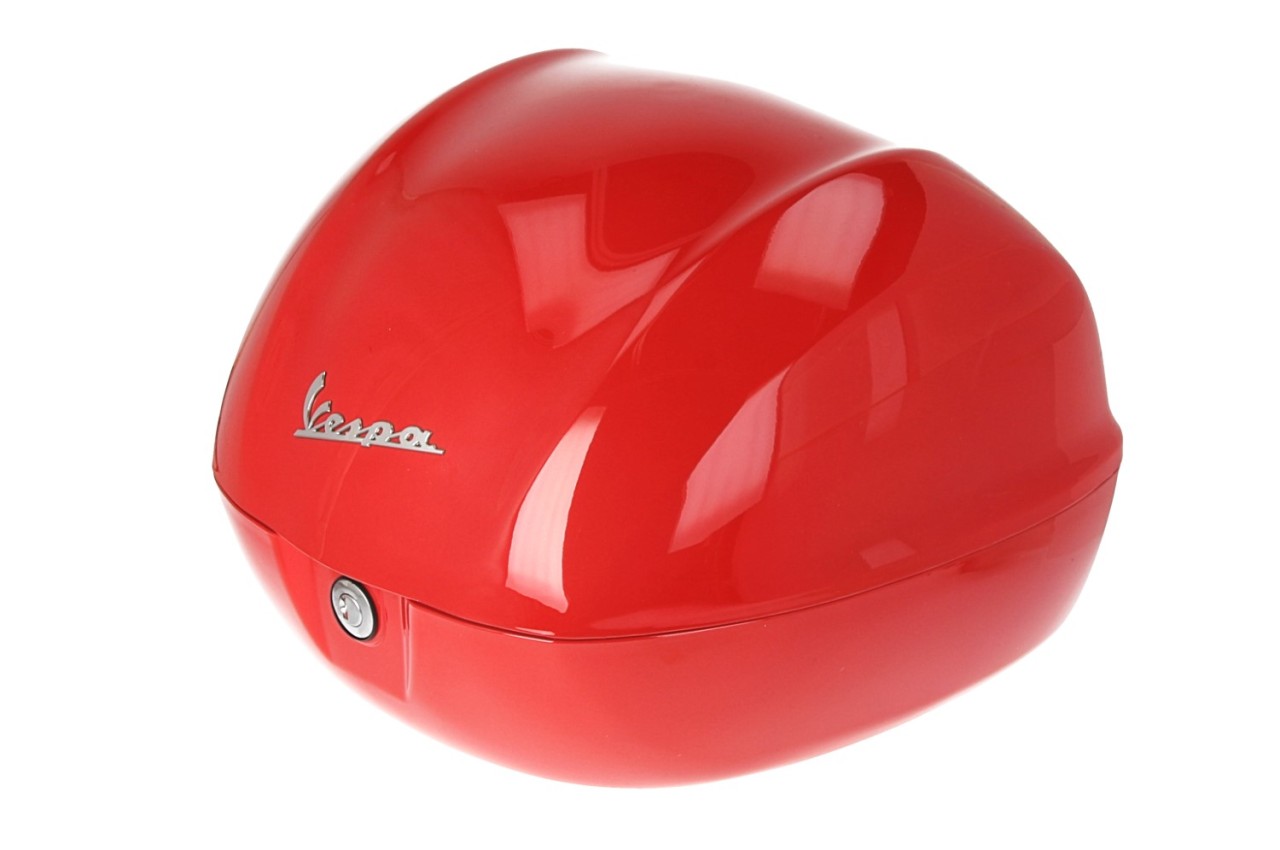 Vespa Top Case 32L, Glossy Red 894, without backrest