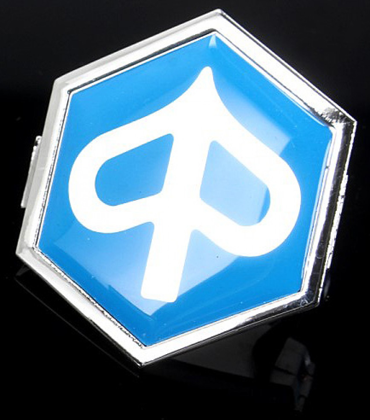 Emblem "PIAGGIO" cascade, blue