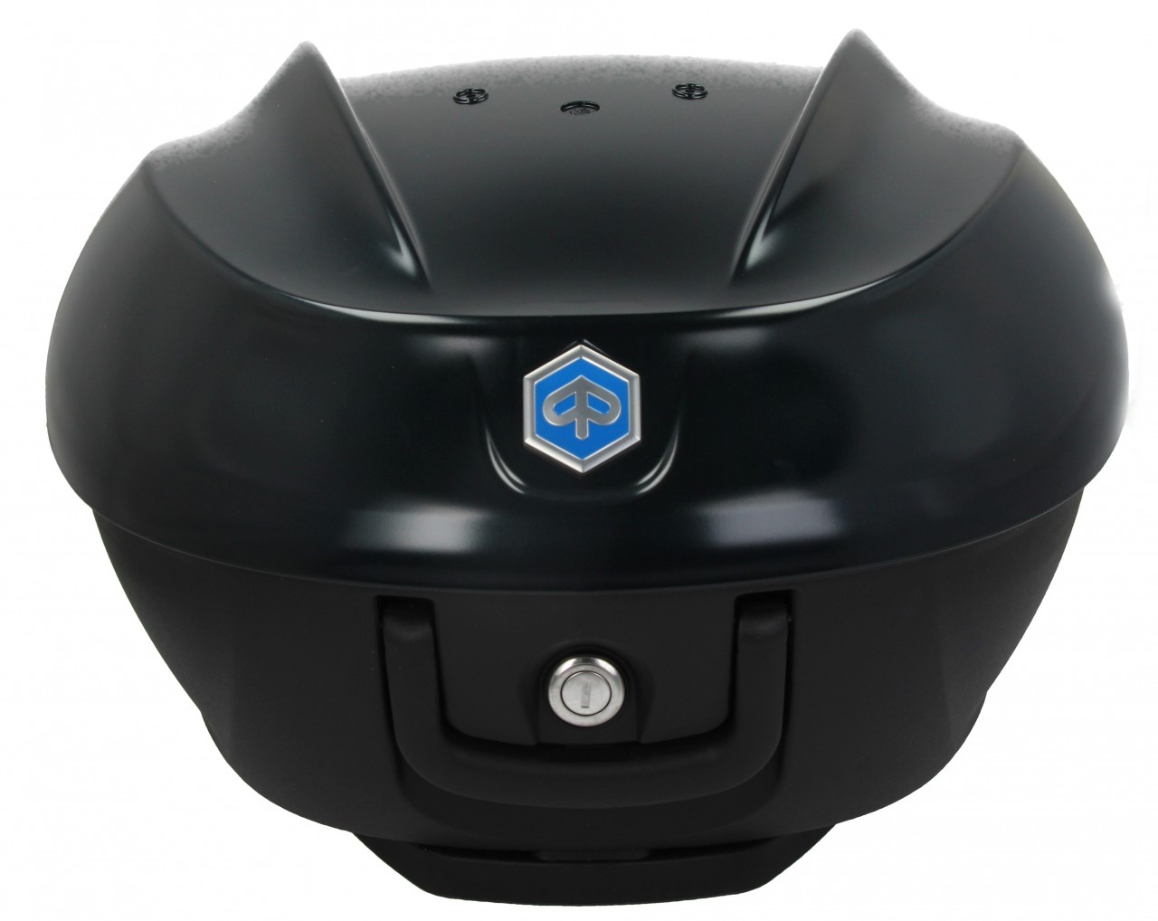 Top Case Kit 36 l. black matt metallic N12 Original Piaggio for Beverly HPE (incl. mounting plate)