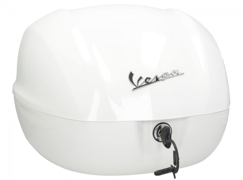 Vespa Top Case 32L, Gloss White 544, without backrest