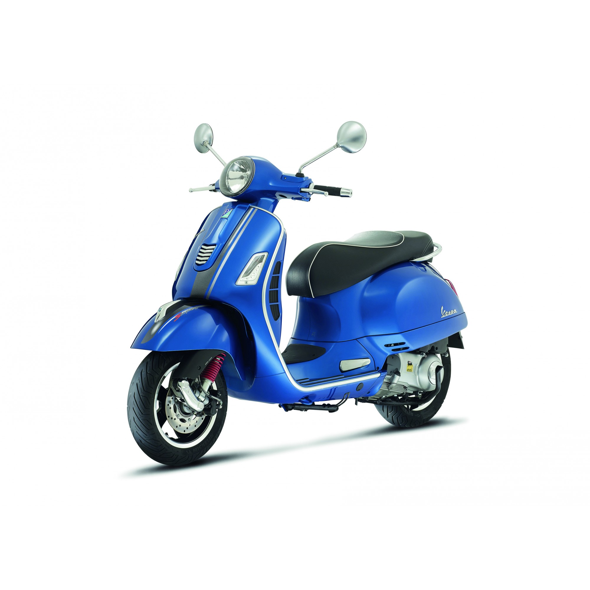 Original Vespa GTS Super sticker set Sport gray / silver