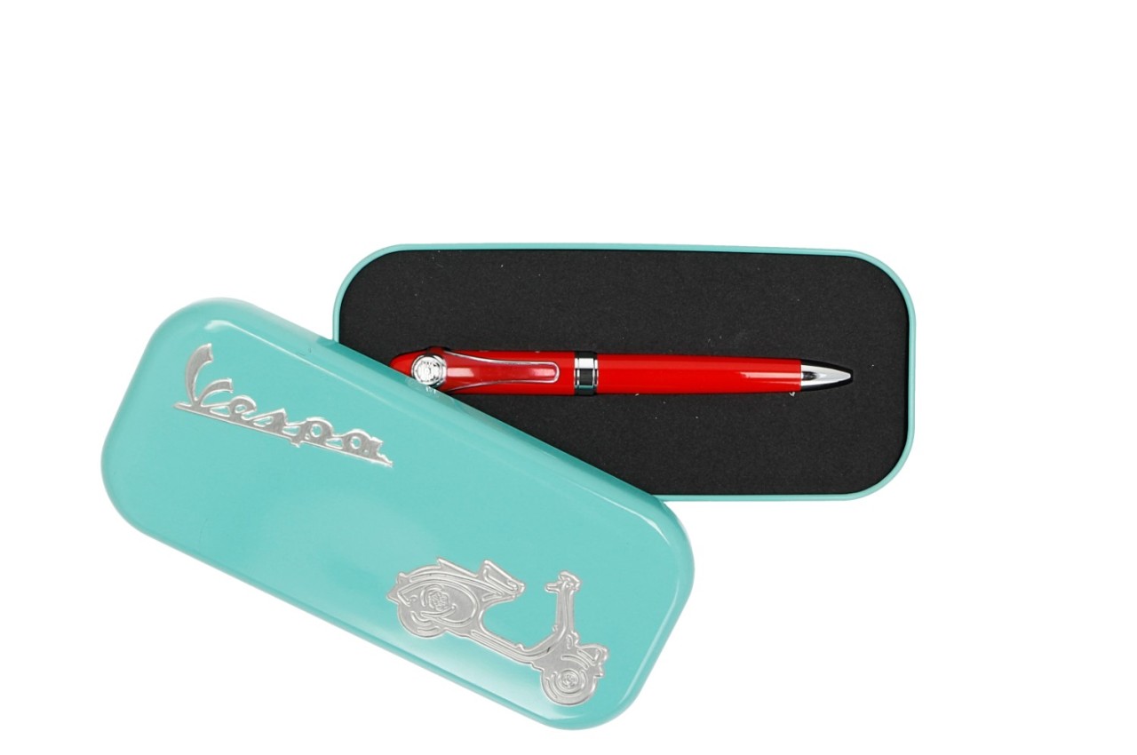 Vespa ball pen, red