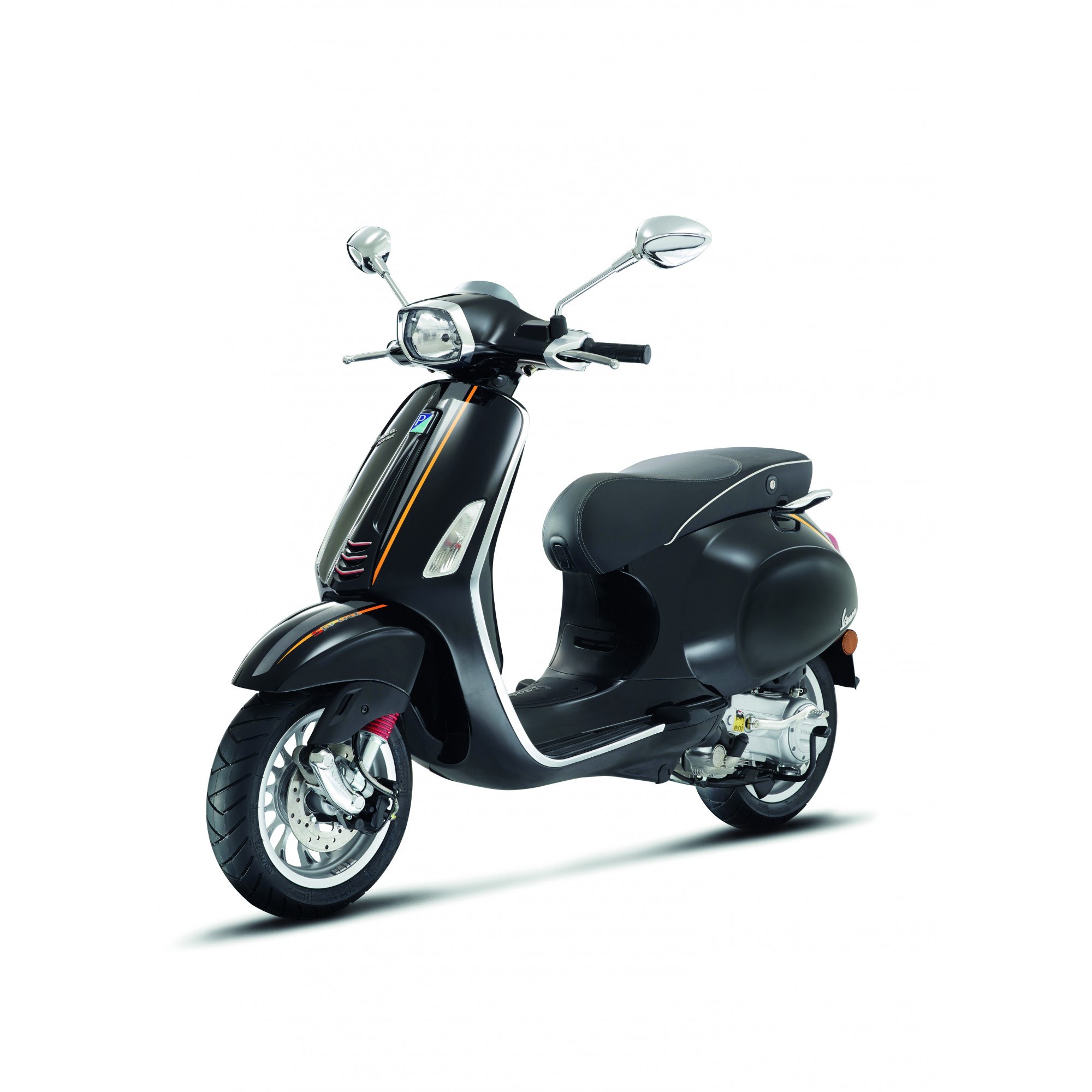 Original Vespa Sprint Decal Set Sport gray / orange