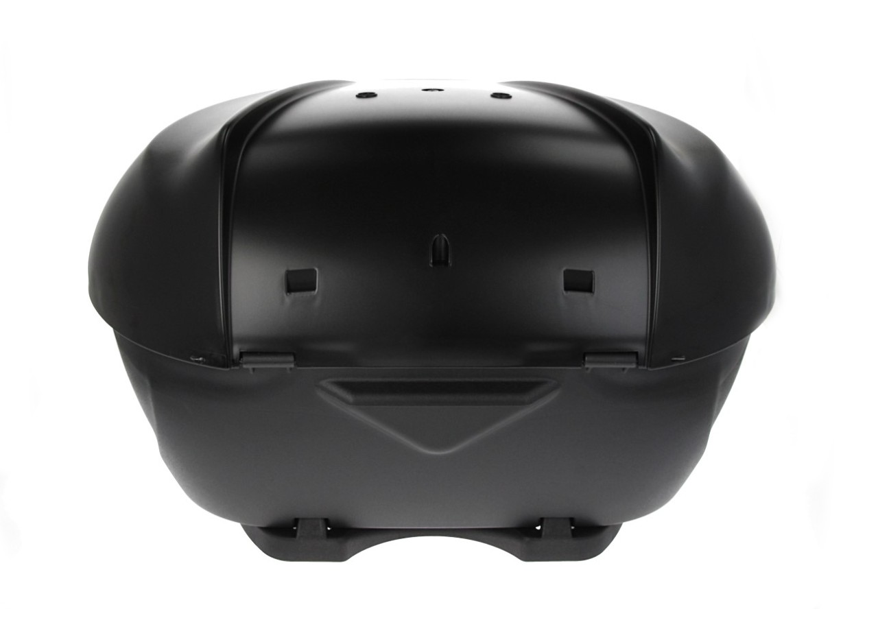 Top Case Kit 36 l. Black Meteora 93/B Original Piaggio for Beverly HPE (incl. mounting plate)