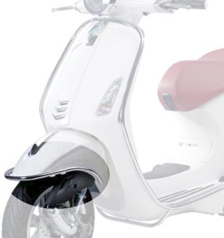 Front fender bumper Vespa Primavera - chrome