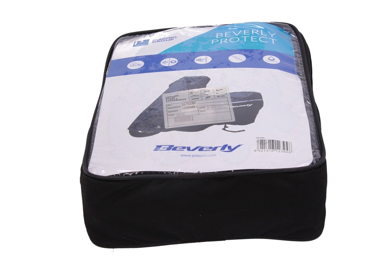 Outdoor folding garage black for Piaggio Beverly HPE 300 / 310 / 400