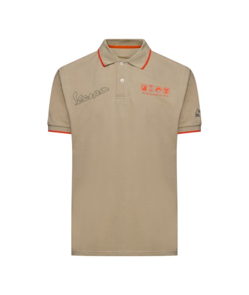 Vespa Polo Shirt Nomad Beige DEC Collection