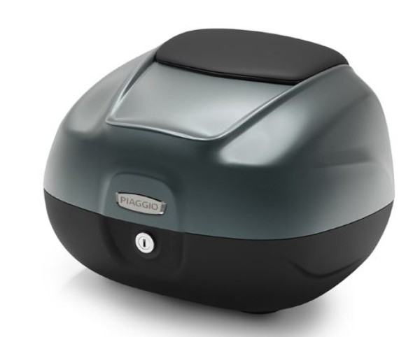 37L Top Case with Backrest for Piaggio MP3 HPE 530 Exclusive - Titanium Gray 742/B