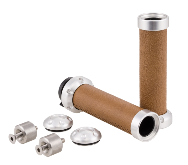 Luxury genuine leather grips for Vespa Primavera 50-150cc