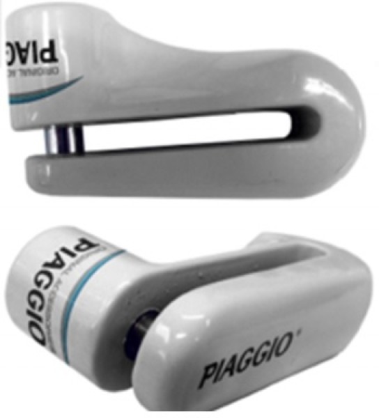 Brake disc lock with 5 mm bolt original Piaggio