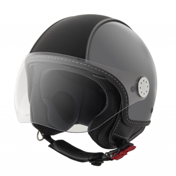Piaggio Demi Jet helmet, Carbonskin, grey