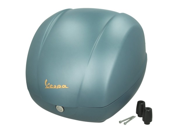 Vespa 36L Top Case, Blue, without Back Pad, Blue Officina 8 (D31)