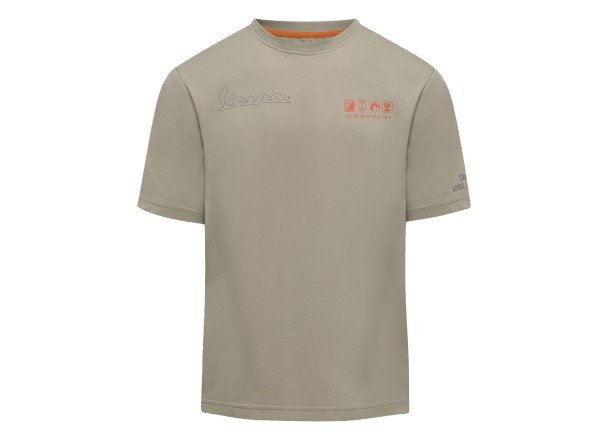 Vespa T-shirt Nomad beige DEC collection