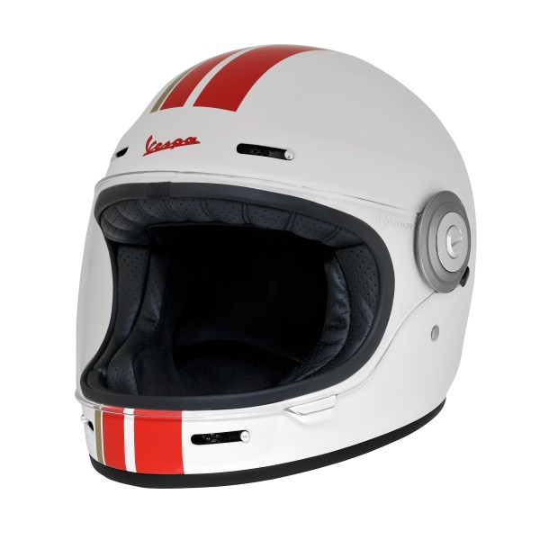 Vespa full face helmet Racing Sixties 60s red / white