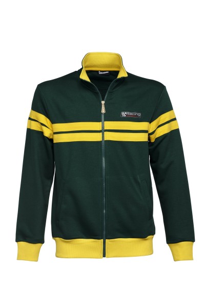 Vespa sweatshirt jacket, Racing Sixties 60s green / yellow
