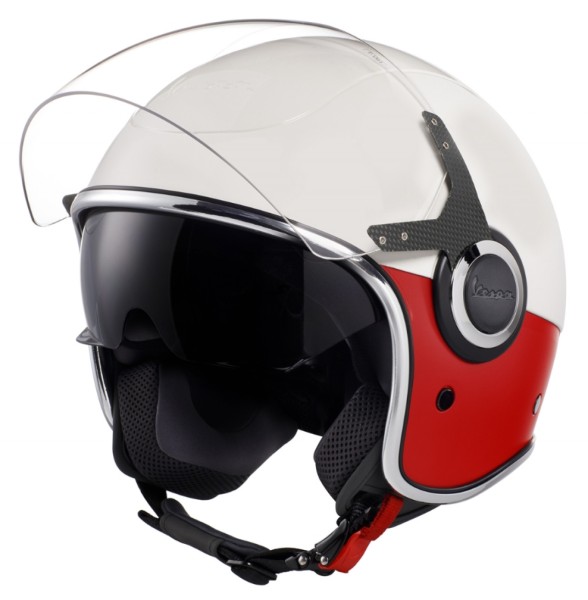 Vespa VJ helmet white / red