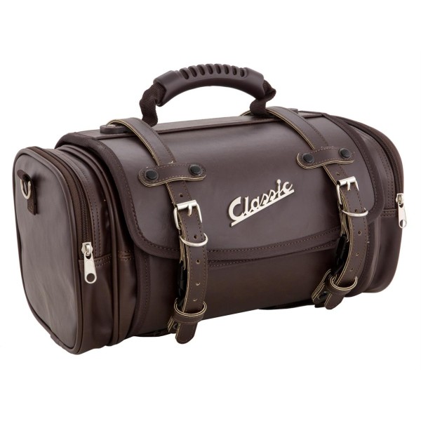 Bag "Classic" small for Vespa - dark brown, imitation leather